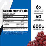 Nutricost BCAA Powder (Grape, 60 Servings) - Optimal 2:1:1 Ratio, Vegetarian Friendly, Non-GMO, Gluten Free