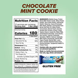 Pure Protein Bars, High Protein, Nutritious Snacks to Support Energy, Low Sugar, Gluten free, Chocolate Mint Cookie,1.76oz, 12 Count (Packaging May Vary)