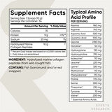Sports Research Marine Collagen Peptides Powder - Sourced from Wild-Caught Fish, Pescatarian Friendly, Keto Certified & Non-GMO Verified - Easy to Mix in Water or Juice! (34 Servings)