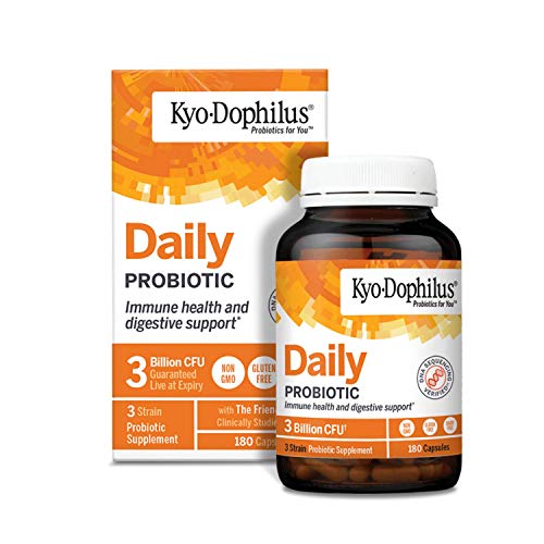 Kyo-Dophilus Daily Probiotic, Immune and Digestive Support, 180 capsules