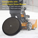 MWEDP M114485 Traction Wheel Drive Disc Compatible with John Deere Snow Blower Thrower Friction Disc Wheel, Fits TRS27 & TRX32 526 832 726 732 826 1032, Replaces AM38356