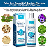 Roycederm Psoriasis Shampoo, Seborrheic Dermatitis Shampoo, Folliculitis Shampoo, Dandruff Shampoo, Scalp Psoriasis & Seborrheic Dermatitis Treatment, Dry Itchy Scalp Treatment