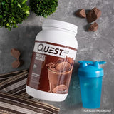 Quest Nutrition Chocolate Milkshake Protein Powder; 22g Protein; 1g Sugar; Low Carb; Gluten Free; 1.6 Pound; 45 Servings