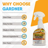 Gardner FlyWeb Fruit Fly Spray | All-Natural Spray for Flies, Bugs, Fleas, Ticks and Wasps - Does Not Leave a Residue, is Stain Free, Family and Pet Friendly (22oz)