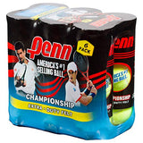 Penn Championship Extra Duty Felt Tennis Balls - 6 Cans, 18 Balls