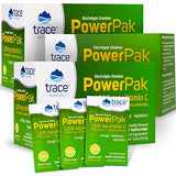 Trace Minerals | Power Pak Electrolyte Powder Packets | 1200 mg Vitamin C, Zinc, Magnesium | Boost Hydration, Immunity, Energy, Muscle Stamina | Lemon Lime | 90 Packets