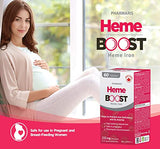 Hemeboost 11.6mg (232mg Heme Iron) I 60 Tablets I High Potency Natural Iron Supplement I High Absorption & Gentle on Stomach I Iron Pills for Adults & Safe for Use in Pregnancy