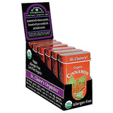 St. Claire's Organic Herbal Pastilles, (Cinnamon, 1.5 Ounce Tin, Pack of 6) | Gluten-Free, Vegan, GMO-Free, Plant-based, Allergen-Free | Made in the USA in a Dedicated Allergen-Free Facility