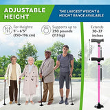 HONEYBULL Walking Cane for Men & Women - Foldable, Adjustable, Collapsible, Free Standing Cane, Pivot Tip, Heavy Duty, with Travel Bag | Walking Sticks, Folding Canes for Seniors & Adults [Pink]