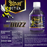 Stinger Detox Buzz 5X Extra Strength Drink – Grape Flavor – 8 FL OZ - 2 Pack