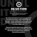 Devotion Nutrition Protein Powder Blend | Gluten Free, Keto Friendly, No Added Sugars | 1g MCT | 20g Whey & Micellar Protein | 2lb Tub (Sinful Cinnamon)