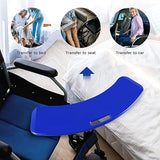 YHK Sliding Transfer Boards, Sliding Boards to Transfer to Wheelchairs, Seniors from Bed to Chair, Car, Slide Assist Device, Sliding Boards Hold up to 320 lbs (Blue)
