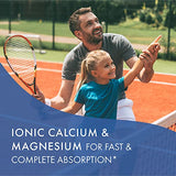 Ionic Fizz Super D-K Calcium Plus by Pure Essence - with Extra Magnesium, Vitamin D3, Vitamin K2 for Strong Bones and Stress Support - Mixed Berry - 14.82oz