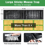 10 Pack Sticky Mouse Trap, Super Large 47.2 * 11'' Glue Traps for Mice and Rats Traps Indoor for Home, Rodent Snakes Spiders Roaches