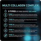 Vital Vitamins Multi Collagen Complex,Capsule (2 Pack) - Type I, II, III, V, X, Grass Fed, Non-GMO