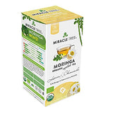 Miracle Tree - 3 Count of Organic Moringa Superfood Tea, 25 Individually Sealed Tea Bags, Lemon & Chamomile (Keto, Detox, Energy/Immunity Booster, Vegan, Gluten-Free, Organic, Non-GMO, Caffeine-Free)