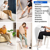 SOKELP-Sock Aid Device for Seniors-Sock Helper-Sock Assistant Device No Bending-Easy-Sock Aid-Hip Kit-Disability Aids-Sock Aids for Putting On Socks-Elderly and Pregnant