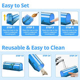 Mouse Traps, Humane Mouse Trap, Easy to Set, Mouse Catcher Quick Effective Reusable and Safe for Families -2 Pack (Blue)