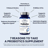 1MD Complete Probiotics Platinum | Supports Digestive Health | with Nourishing Prebiotics, 51 Billion Live CFU, 11 Strains, Dairy-Free | 30 Vegetable Capsules (2-Pack)