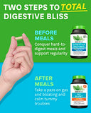 Zenwise Health Digestive Bliss Capsule Bundle - Digestive Enzymes, No Bloat, and Travel Size Tin