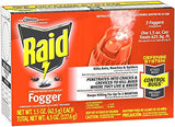 Raid Concentrated Deep Reach Fogger, 1.5 OZ, 3-Pack