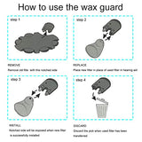 Hearing aid Wax Guards (1mm) Replacement Wax Filters for Oticon ProWax miniFit Wax Traps -5Packs/30 Filters