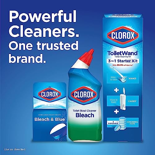 Original Clorox ToiletWand Disinfecting Refills, Rainforest Rush, 30 Ct (Package May Vary)