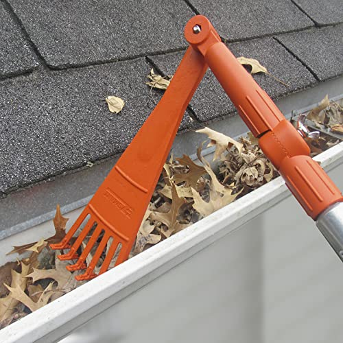 EZ Smart Mini Rake, Great for Removing Leaves and Branches from Roofs,
