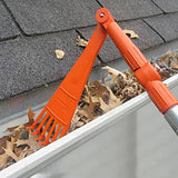 EZ Smart Mini Rake, Great for Removing Leaves and Branches from Roofs, gutters and Other Out-of-Reach Areas Where Debris accumulates.