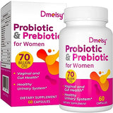 Probiotics for Women, 70 Billion CFU Probiotics + Prebiotics & D-Mannose, 13-IN-1 Women's Probiotics for Vaginal, Urinary Immune & Digestive Health, pH Balance, Constipation, Diarrhea - 2 Month Supply