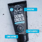 Nad's For Men Intimate Hair Removal Cream For Men - Easy & Painless, Depilatory Cream For Unwanted Male Hair In Intimate/Private Area, Suitable For All Skin Types