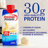 Premier Protein Vanilla High Protein Shakes Variety Pack in The Award Box Packaging 11 Fl. Oz Each (Vanilla)