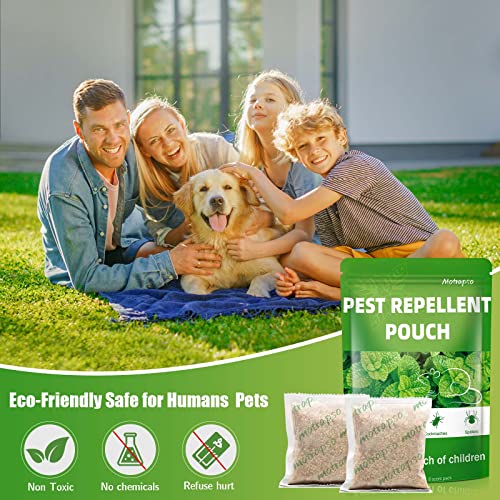 8 Pack Mouse Repellent Pouches, Peppermint Oil to Repel Mice and Rats, Mouse Deterrent, Rodent Repellent, Plant Essential Oils Pest Control, Safe, Efficient and Durable