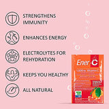 Ener-C Tangerine Grapefruit Multivitamin Drink Mix, 1000mg Vitamin C, Non-GMO, Vegan, Real Fruit Juice Powders, Natural Immunity Support, Electrolytes, Gluten Free, 30 Count (Pack of 2)