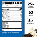 Nutricost Whey Protein Supplement Powder, Vanilla, 5 pounds