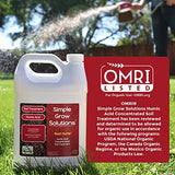 Simple Lawn Solutions Root Hume- Simple Grow Solutions - Concentrated Humic Acid - Liquid Carbon - Simple Grow Solutions- Natural Lawn & Garden Treatment - Plant Food Enhancer- Turf Grass Soil Conditioner (1 Gallon)