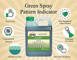 Liquid Harvest Lazer Green Concentrated Spray Pattern Indicator - 1 Quart (32 Ounces) - Perfect Weed Dye, Fertilizer Marking Dye, Turf and Herbicide Marker