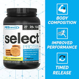 PEScience Select Low Carb Protein Powder, Snickerdoodle, 27 Serving, Keto Friendly and Gluten Free