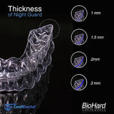 The ConfiDental Adult Custom Mouthguard Various Thicknesses Mouth Guard for Grinding Teeth at Night Custom Dental Night Guards for Teeth Grinding and Clenching Teeth Grinding Mouth Guard for Sleep