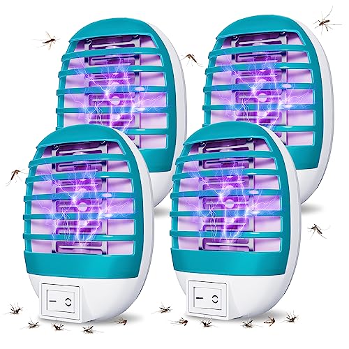 4 Pack Plug in Bug Zapper Indoor for Flying Insect Mosquito, Electroni