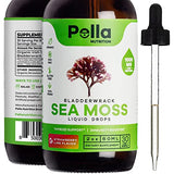 Sea Moss - Organic Liquid Drops - 1000mg - 4X Stronger Than Pills & Capsules - Ultra Concentrated Irish Moss 2oz Natural & Advanced Superfood, Immunity Booster - Joint, Digestion, and Thyroid Support