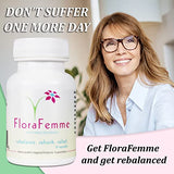FLORAFEMME - pH Vaginal Probiotics Suppository - Supports pH Balance of Yeast & Bacteria for Feminine Freshness. Supports Restoration of Healthy Vaginal Flora & Eliminates Vaginal Odor