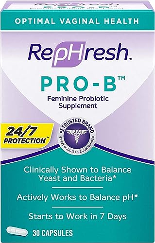 Rephresh Pro-B Probiotic Feminine Supplement, 30 Capsules ( Pack of 3)