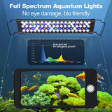 Gamalta Aquarium Light, 26W 24/7 Lighting Cycle, Sunrise/Daylight/Moonlight Mode and Custom Mode with Expandable Bracket, Adjustable Timer and 7 Color Brightness for 30~36IN Fish Tank