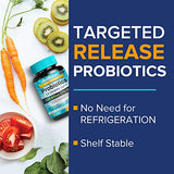 NewRhythm Probiotics 120 Billion CFU 36 Strains, 3-in-1 Digestive & Immune Support with Prebiotics & Enzymes, Targeted Release, Stomach Acid Resistant, No Refrigeration, Non-GMO, Vegan,Capsule