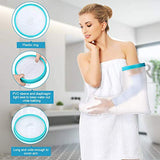 DUMSAMKER Waterproof Arm Cast Cover for Shower Adult Arm, Reusable Cast Shower Cover Arm, Cast Bag Cast Protector for Shower Arm, Broken Arm Shower Bag, Watertight Seal to Keep Cast and Bandage Dry