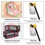 2 Pack Humane No Kill Mouse Traps Bucket, Enlarged No Kill Rat Traps, Reusable Catch and Release Mice Traps, Pet and Children Friendly Mouse Traps (2 Pack)