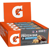 Gatorade Whey Protein Bars, Cookies & Crème, 2.8 oz bars (Pack of 12, 20g of protein per bar)