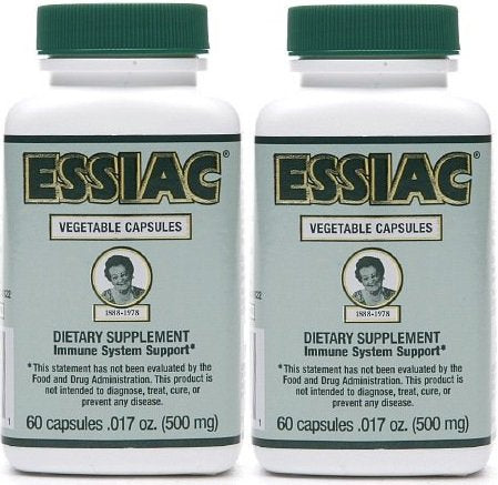 Essiac 500 Mg, 60 Vegetarian Capsules (2 Pack)