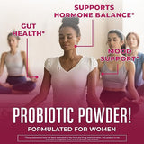 MaryRuth's 3-in-1 Probiotics for Women | Clinically Tested | Vaginal Probiotics for Digestive Health & Hormonal Support | Womens Probiotic Powder | Gut Health | 50 Billion CFU | Allergen Free | 0.5 oz